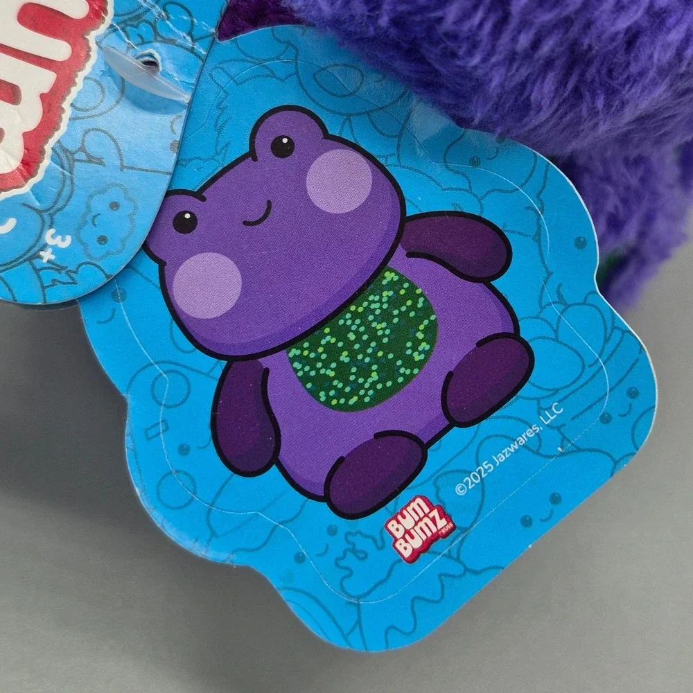 Rare BumBumz Bradley Uppercrust the Frog PetShopBumz Purple Frog Plush 2025